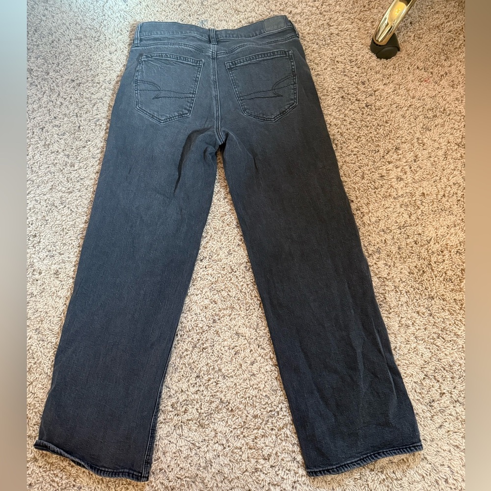 American Eagle Women's Black STRIGID Jeans